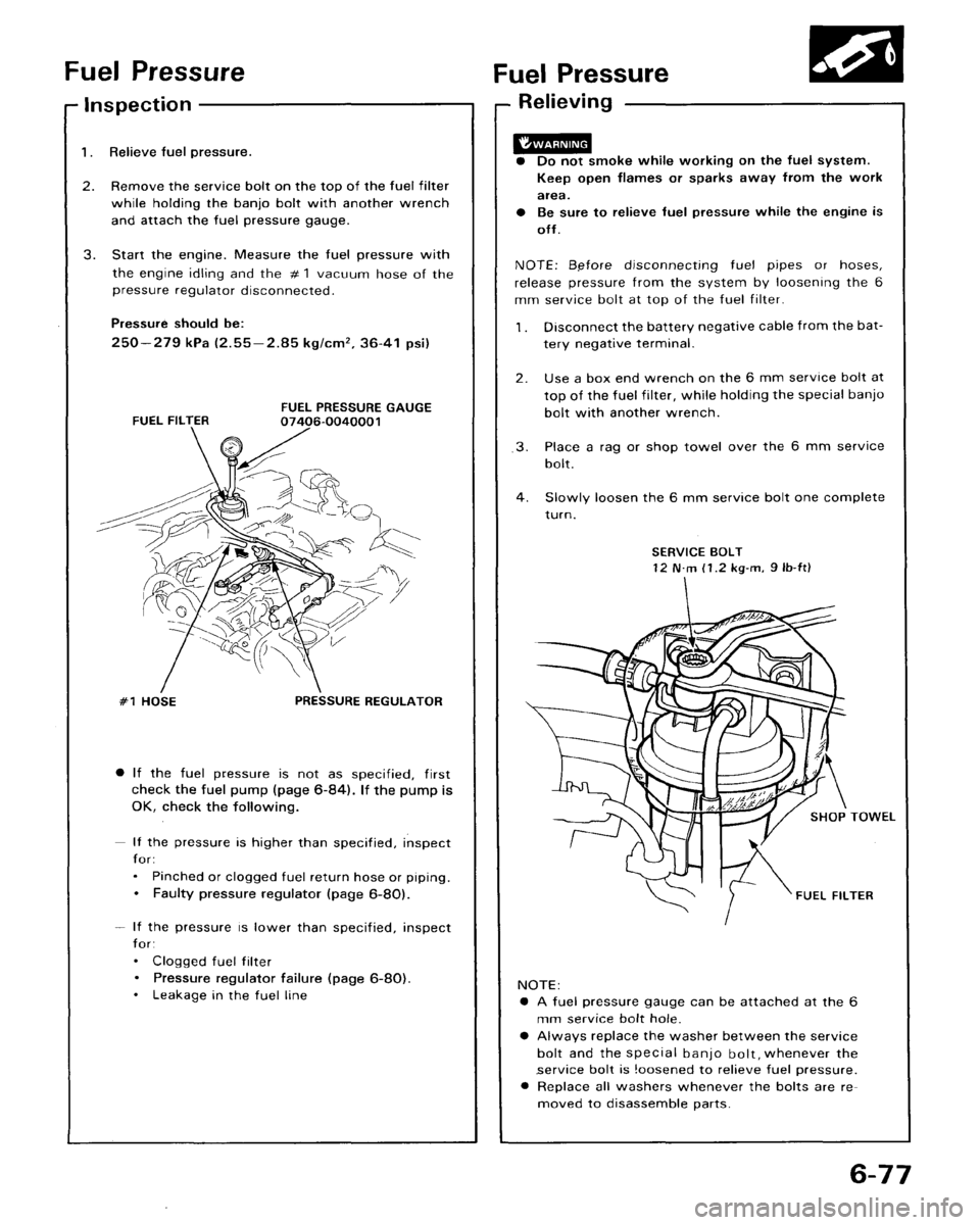 ACURA LEGEND 1988  Service Repair Manual 