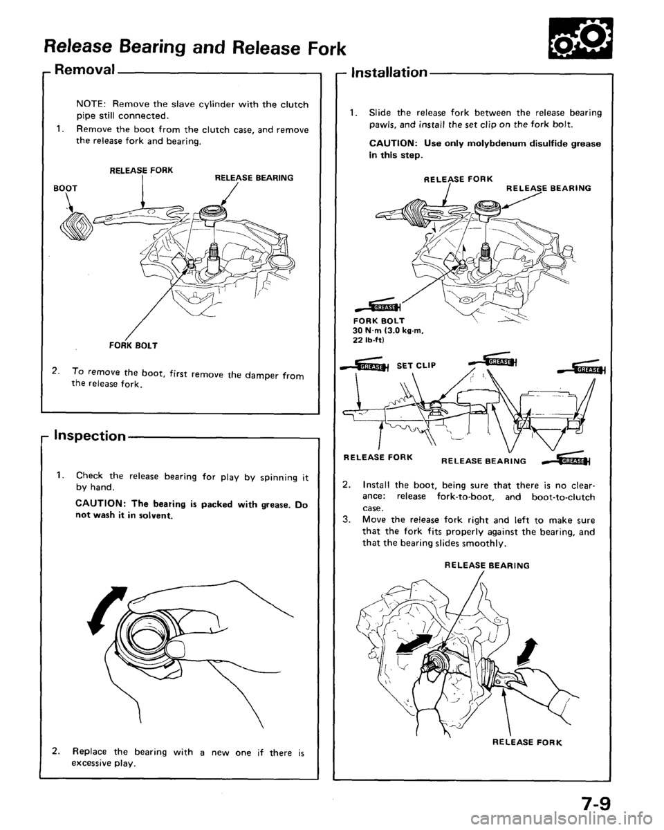 ACURA LEGEND 1988  Service Repair Manual 