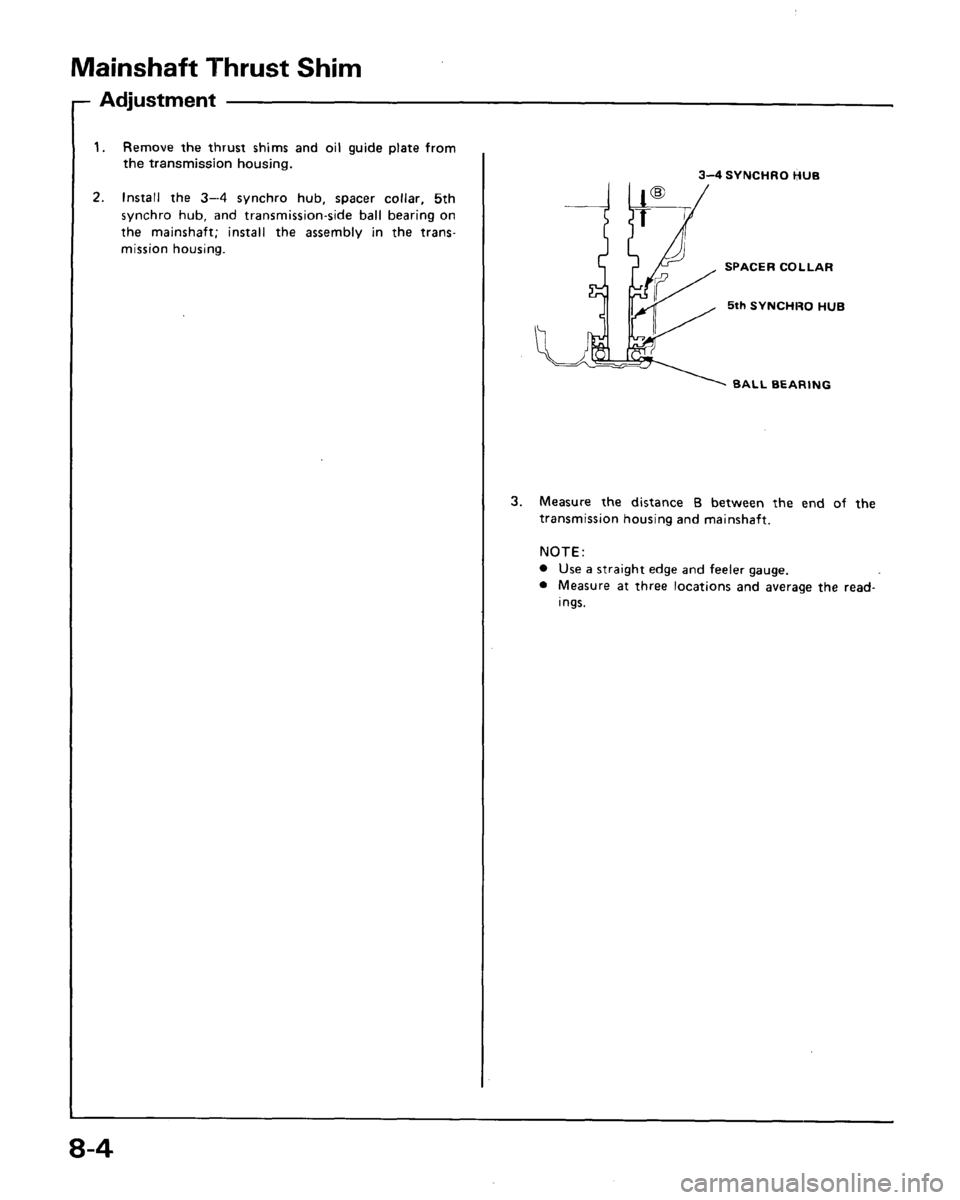 ACURA LEGEND 1988  Service Repair Manual 