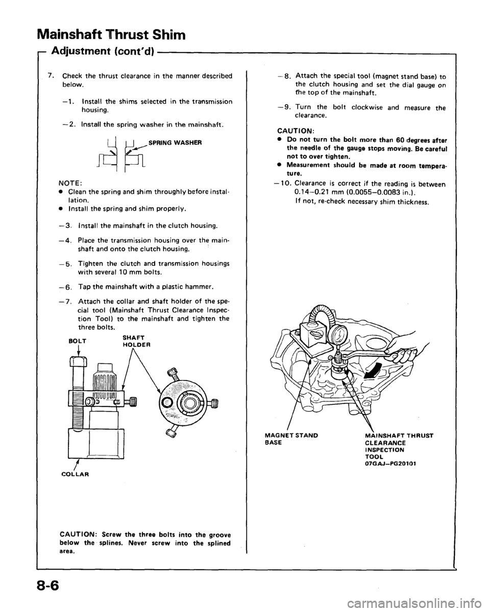ACURA LEGEND 1988  Service Repair Manual 