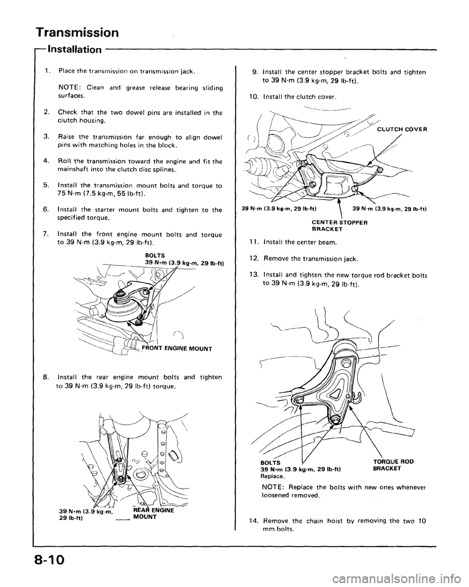 ACURA LEGEND 1988  Service Repair Manual 