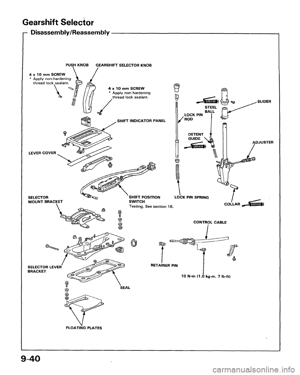 ACURA LEGEND 1998  Service Repair Manual 