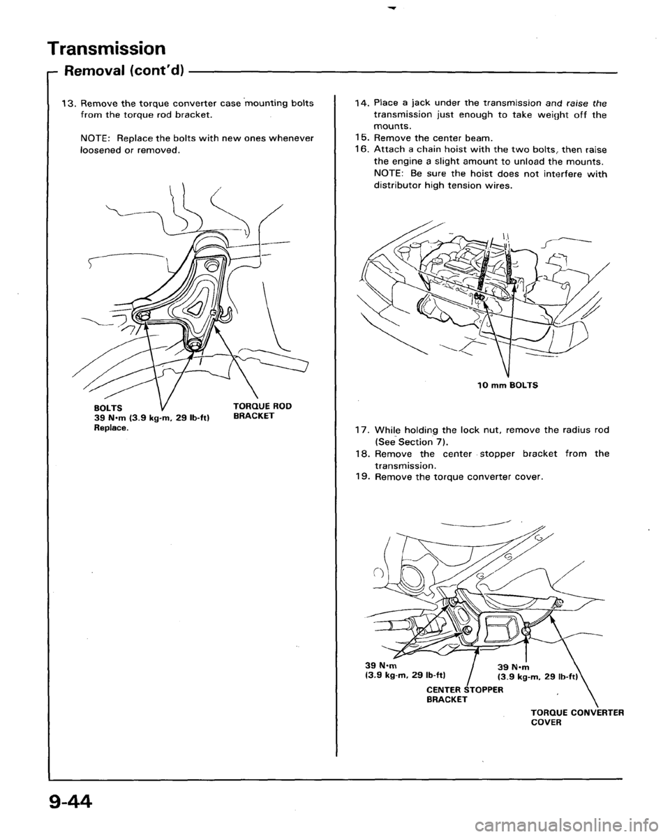 ACURA LEGEND 1988  Service Repair Manual 