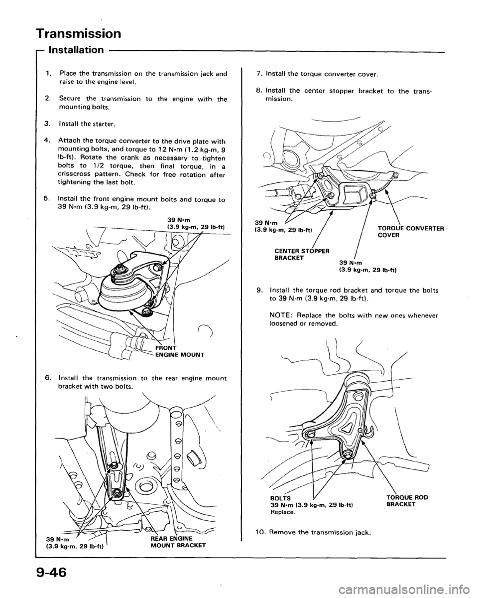 ACURA LEGEND 1988  Service Repair Manual 