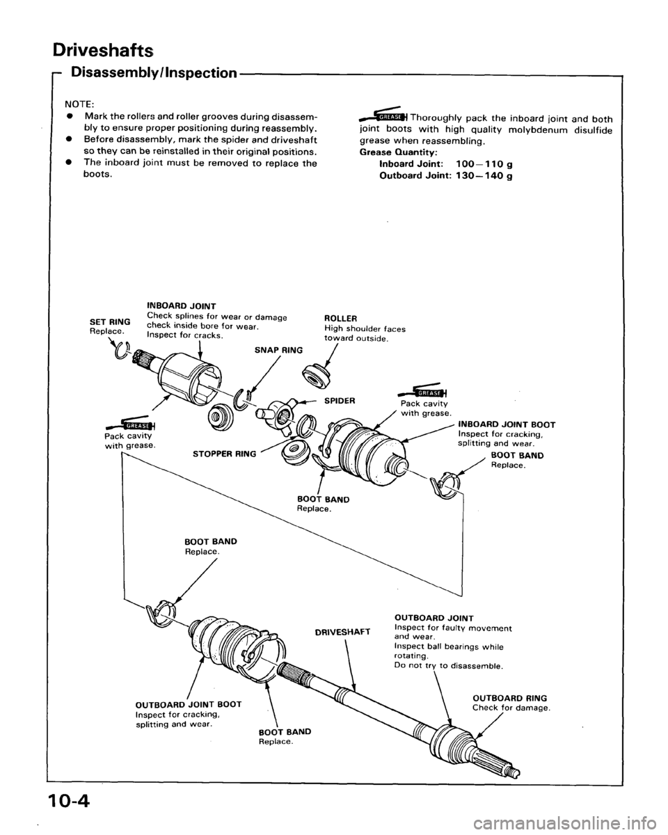 ACURA LEGEND 1988  Service Repair Manual 
