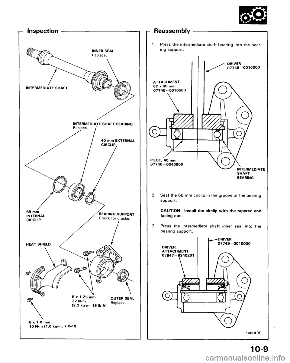 ACURA LEGEND 1988  Service Repair Manual 