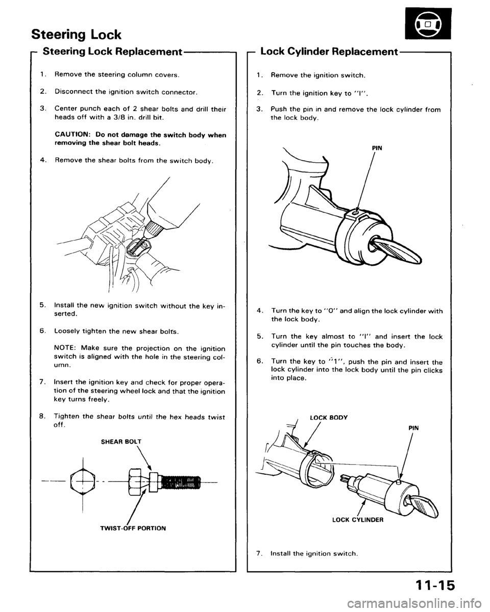 ACURA LEGEND 1988  Service Repair Manual 