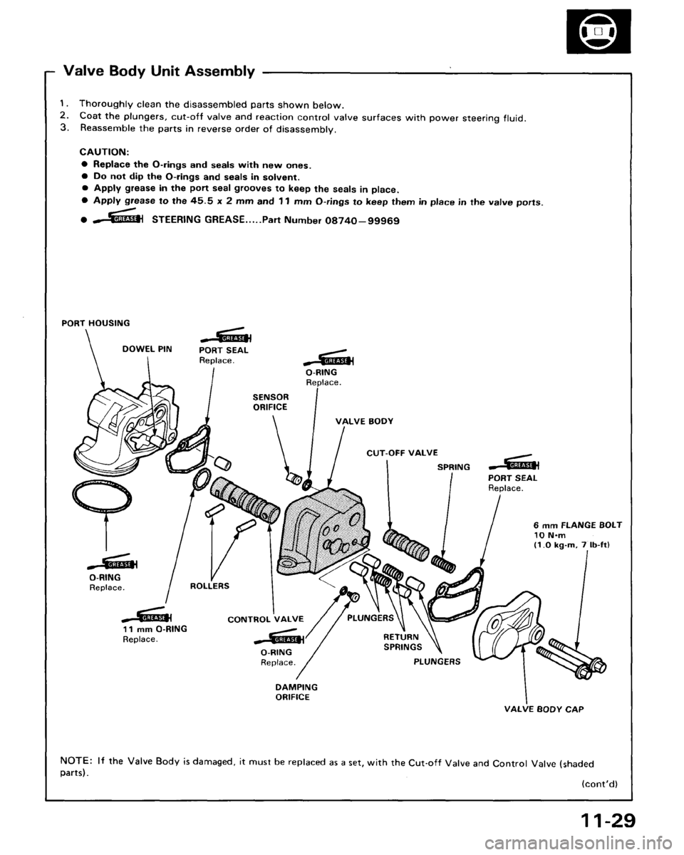 ACURA LEGEND 1988  Service Repair Manual 