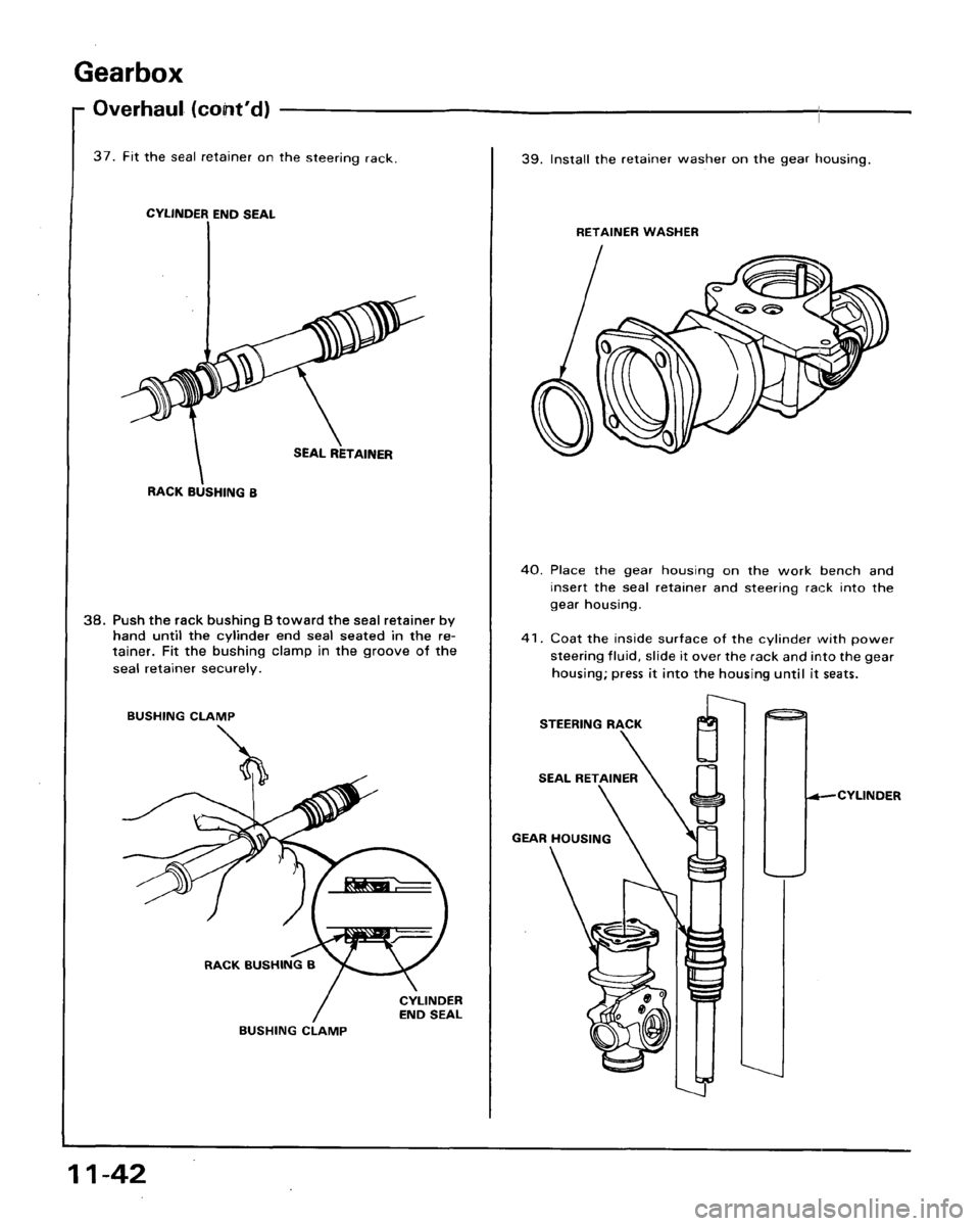 ACURA LEGEND 1988  Service Repair Manual 