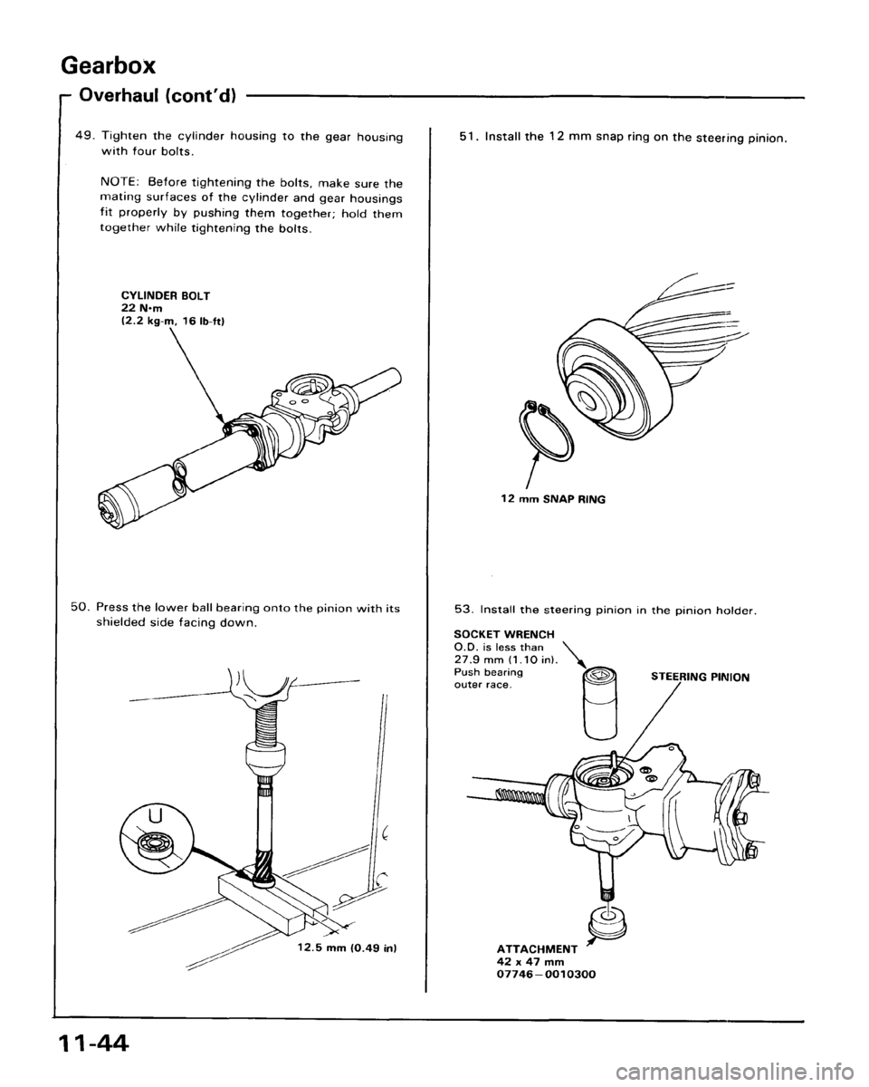 ACURA LEGEND 1988  Service Repair Manual 