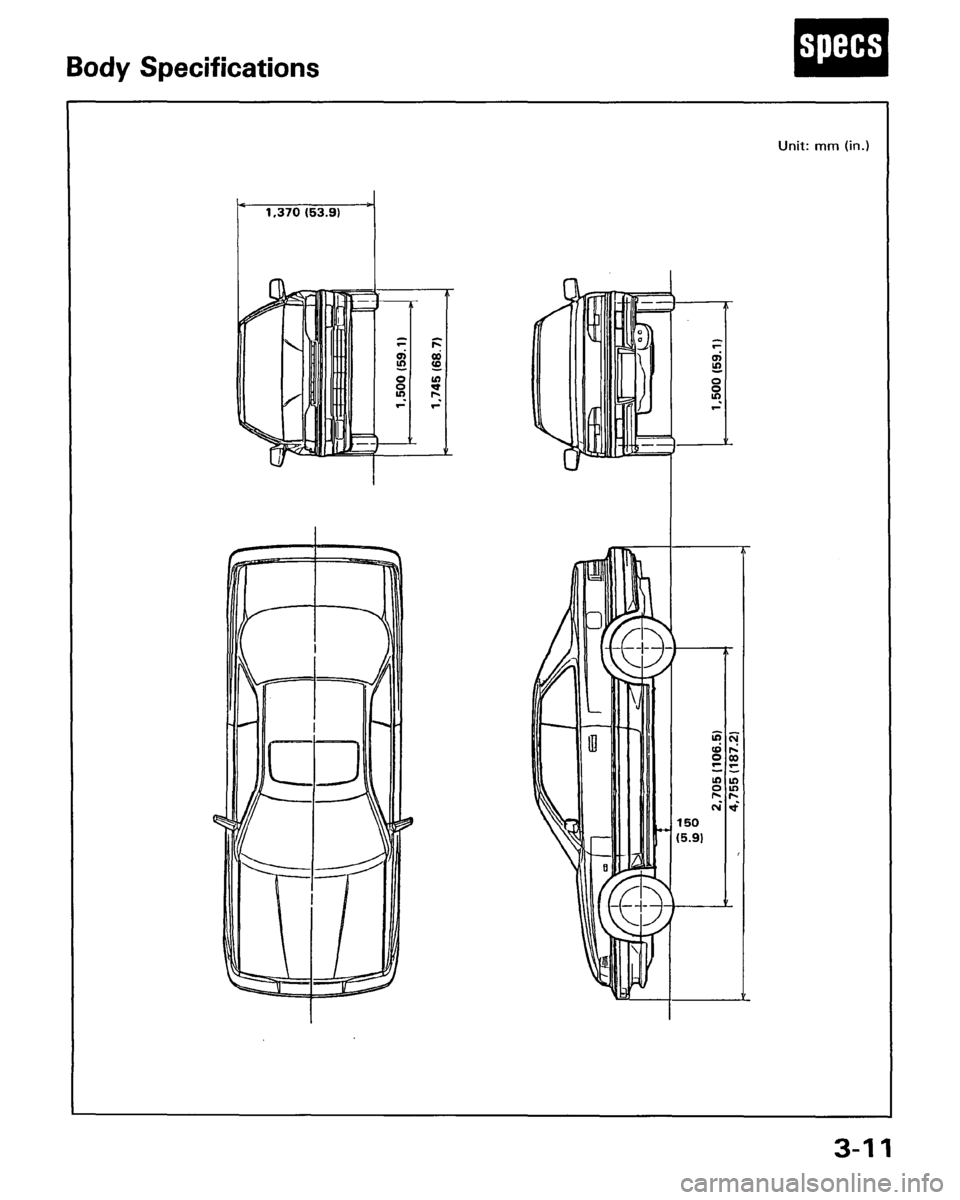 ACURA LEGEND 1988  Service Repair Manual 
