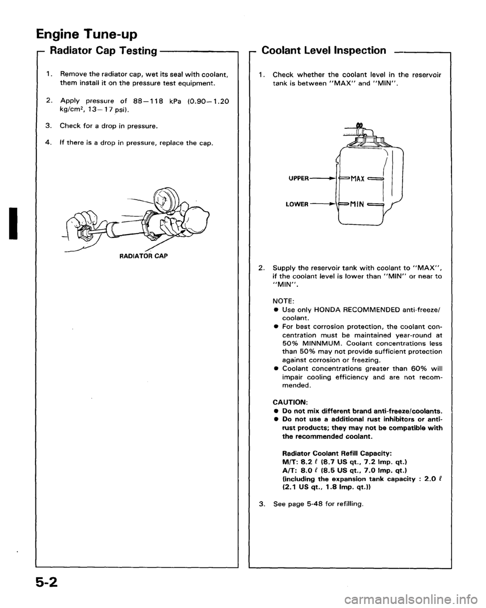 ACURA LEGEND 1988  Service Repair Manual 