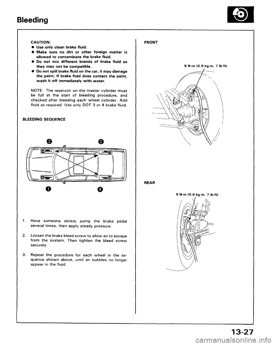 ACURA LEGEND 1988  Service Repair Manual 
