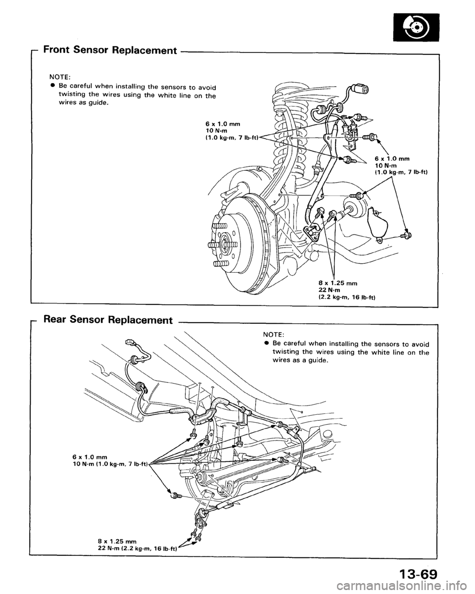 ACURA LEGEND 1988  Service Repair Manual 