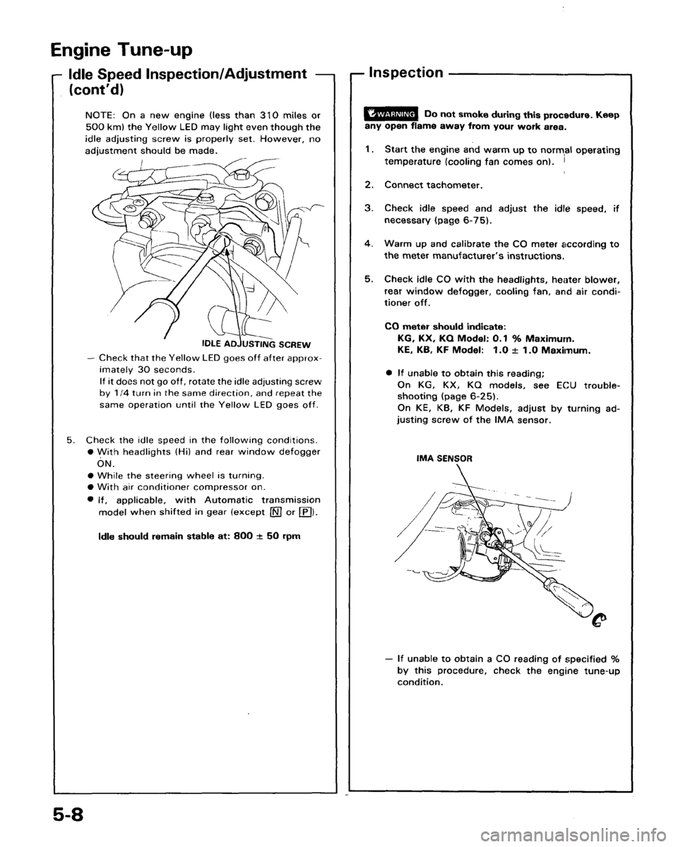 ACURA LEGEND 1988  Service Repair Manual 