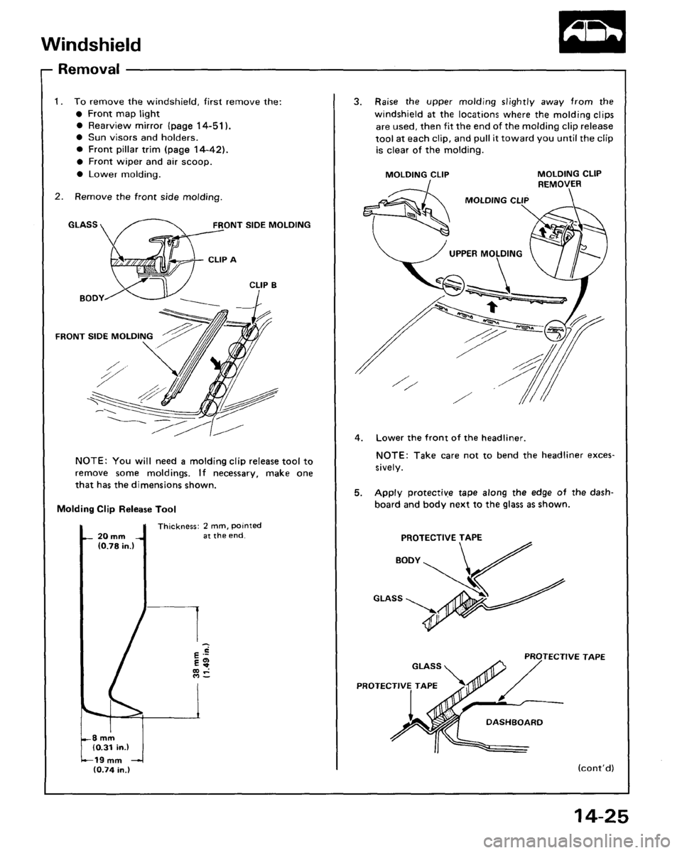 ACURA LEGEND 1988  Service Repair Manual 