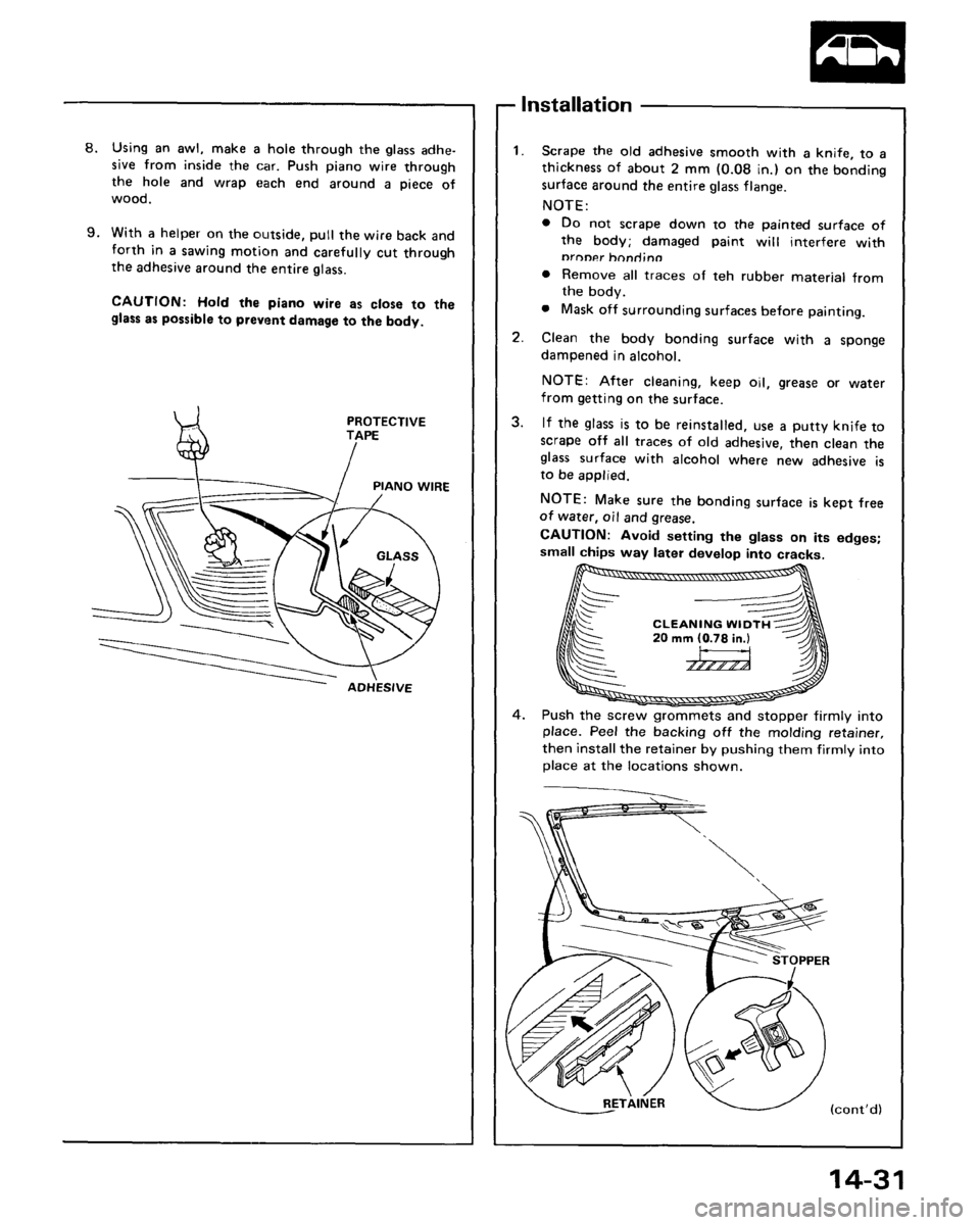 ACURA LEGEND 1988  Service Repair Manual 