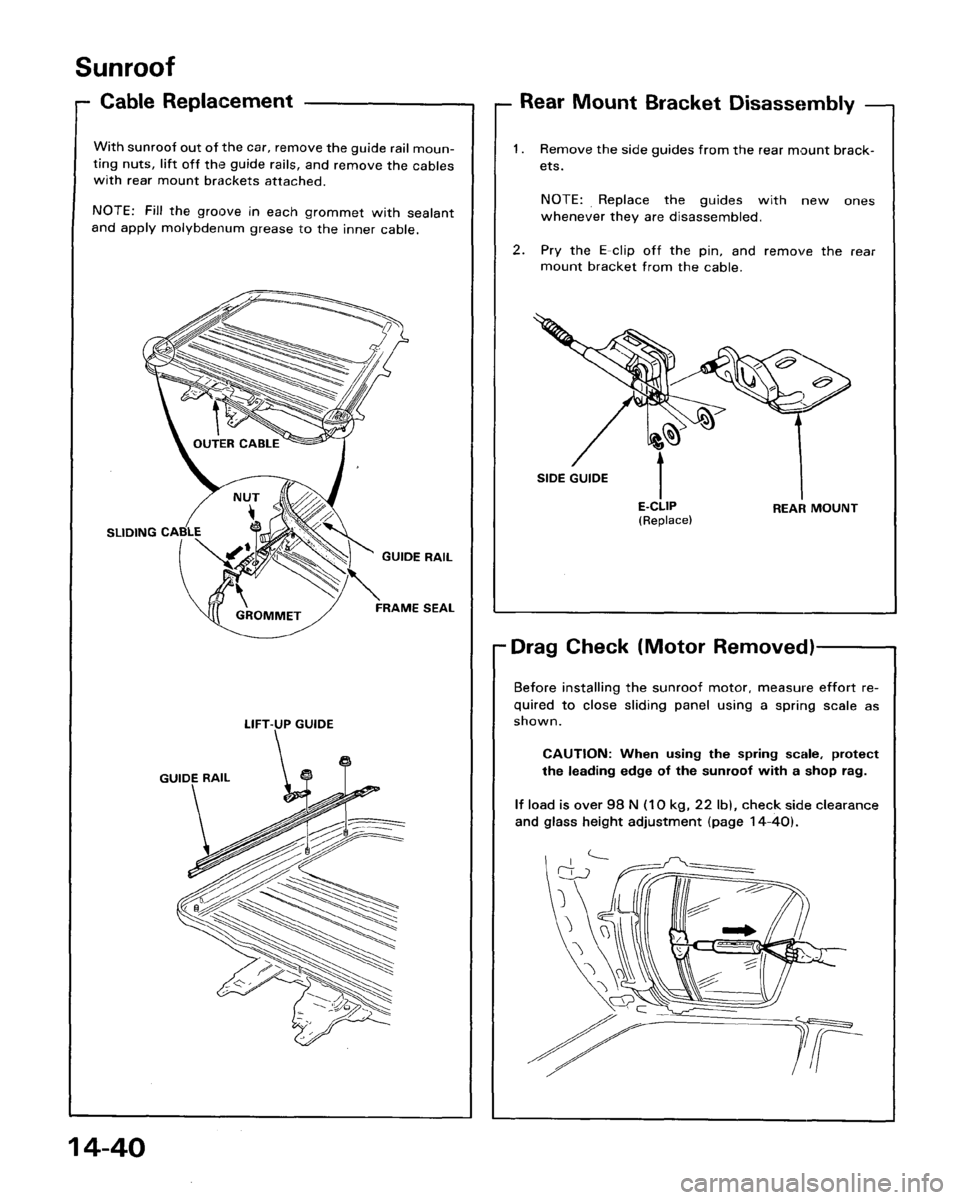 ACURA LEGEND 1998  Service Repair Manual 