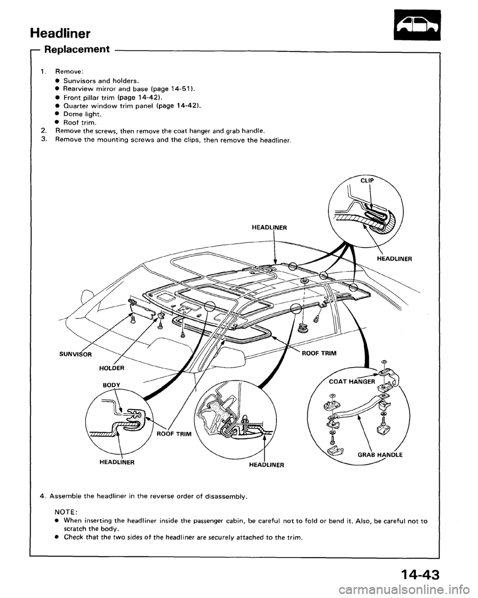 ACURA LEGEND 1998  Service Repair Manual 