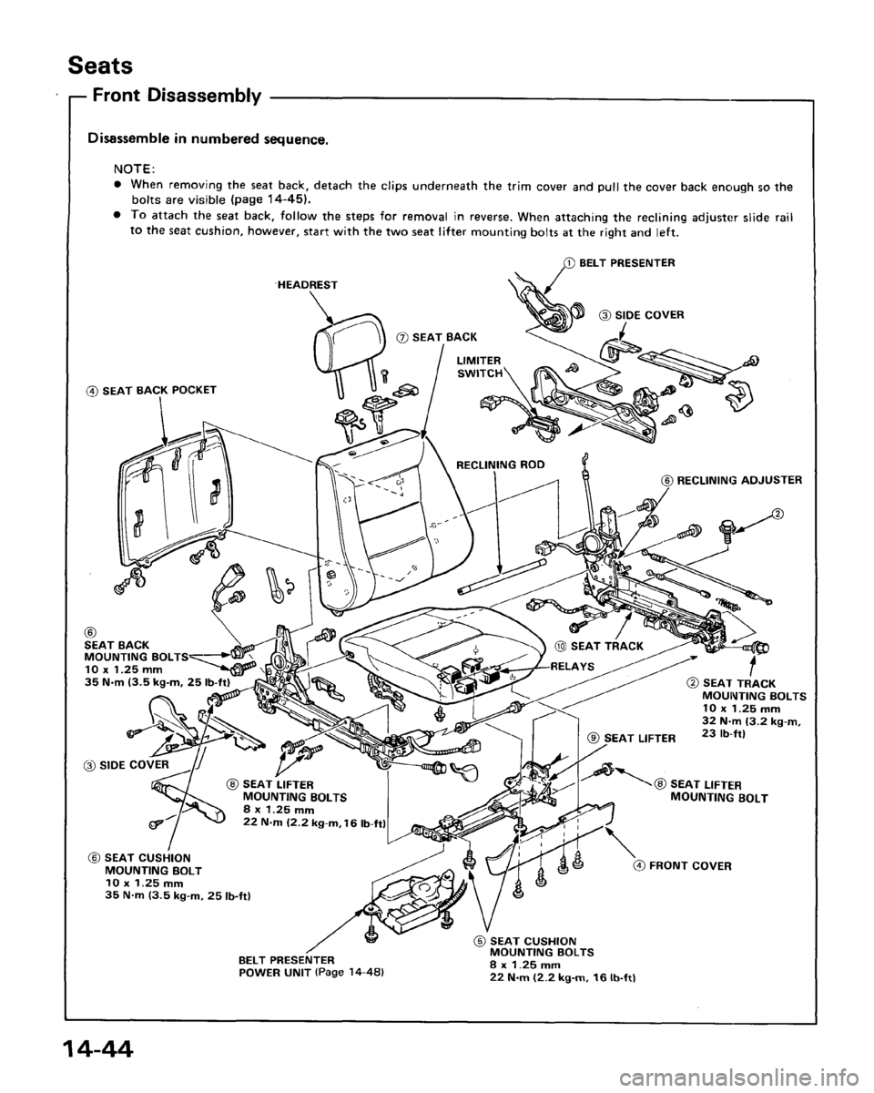 ACURA LEGEND 1998  Service Repair Manual 