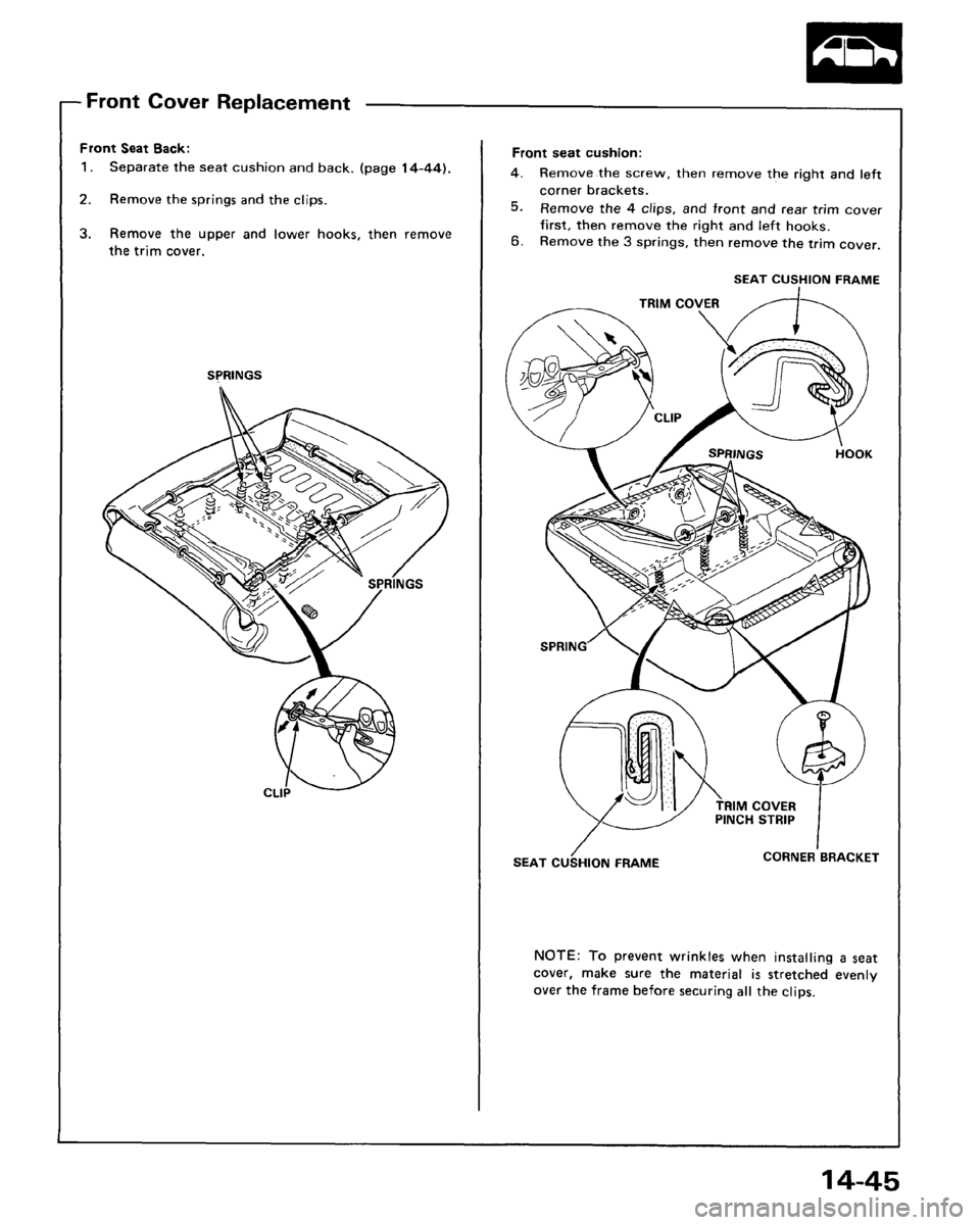 ACURA LEGEND 1998  Service Repair Manual 