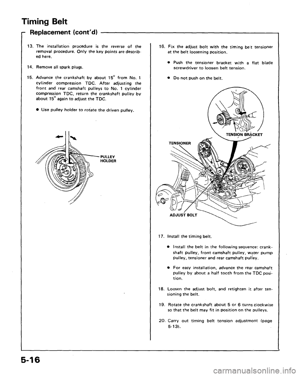 ACURA LEGEND 1988  Service Repair Manual 