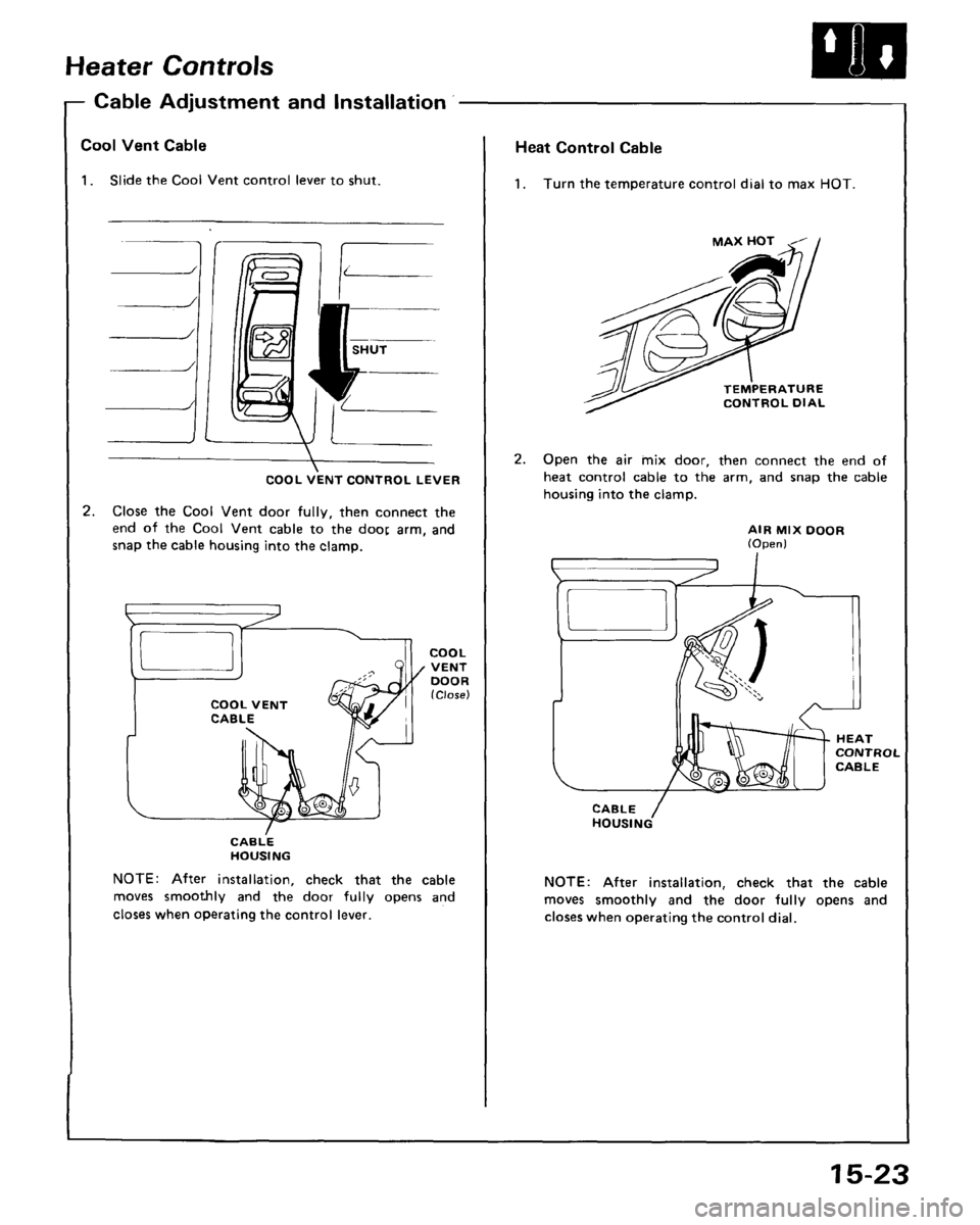 ACURA LEGEND 1988  Service Repair Manual 