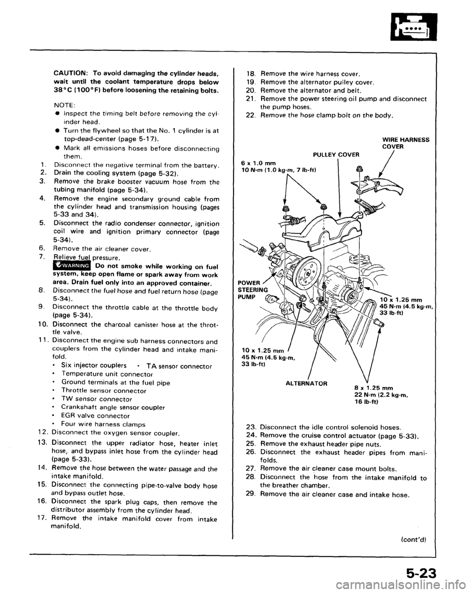 ACURA LEGEND 1988  Service Repair Manual 