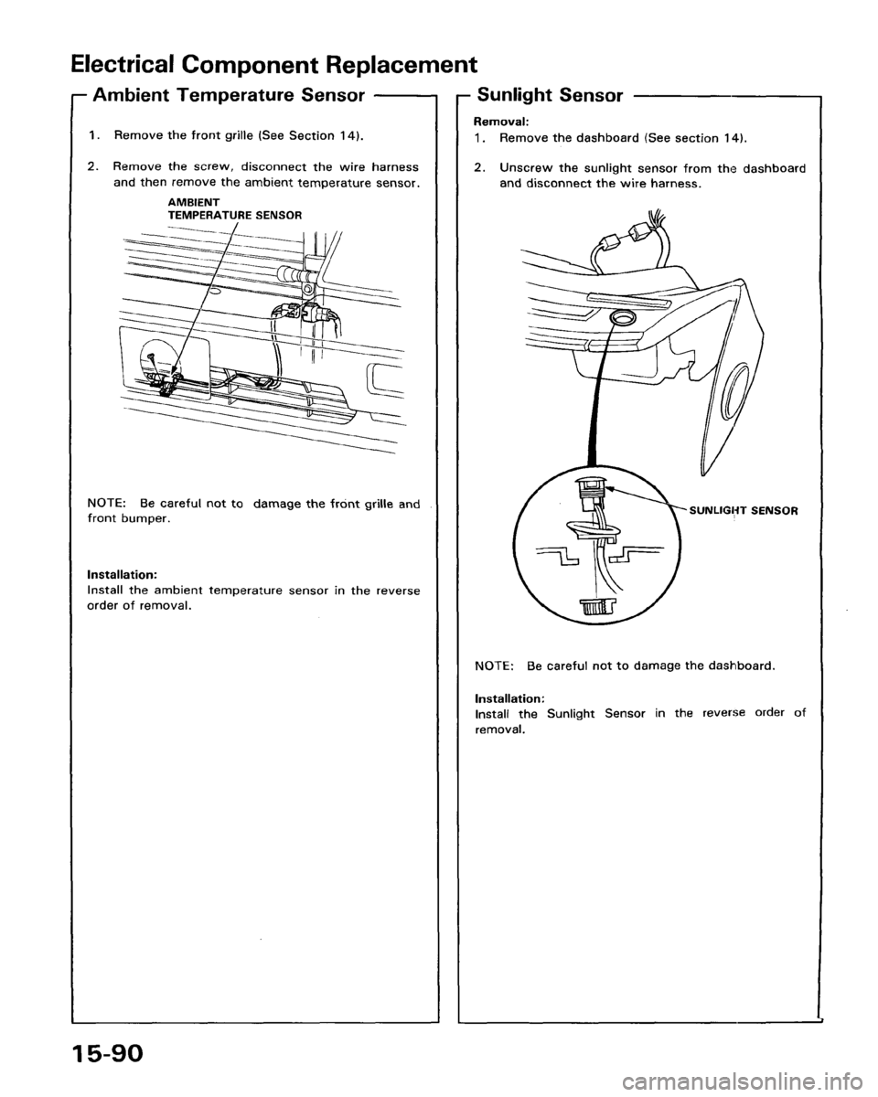 ACURA LEGEND 1988  Service Repair Manual 