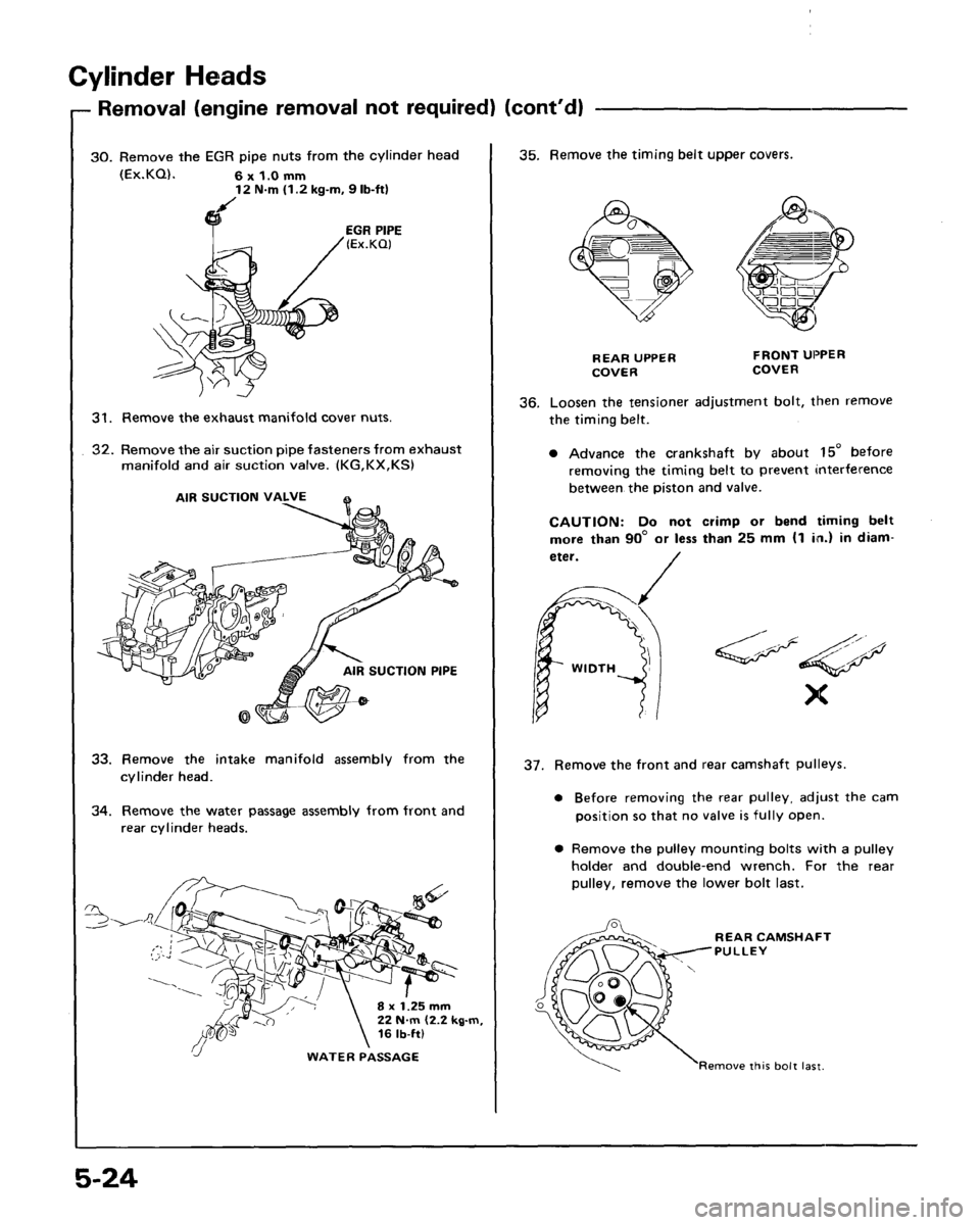 ACURA LEGEND 1988  Service Repair Manual 