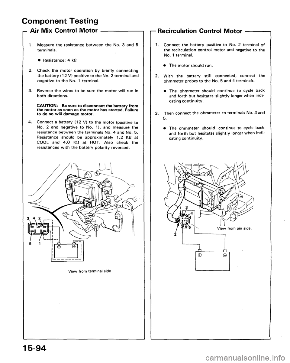 ACURA LEGEND 1988  Service Repair Manual 