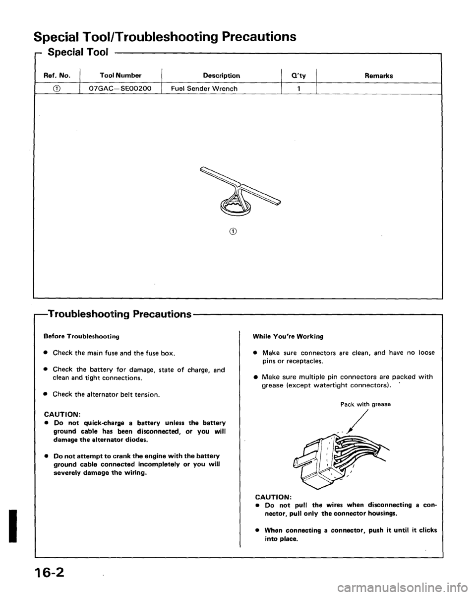 ACURA LEGEND 1988  Service Repair Manual 