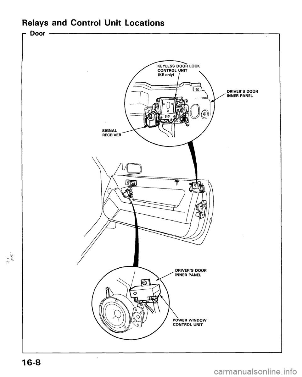 ACURA LEGEND 1998  Service Repair Manual 