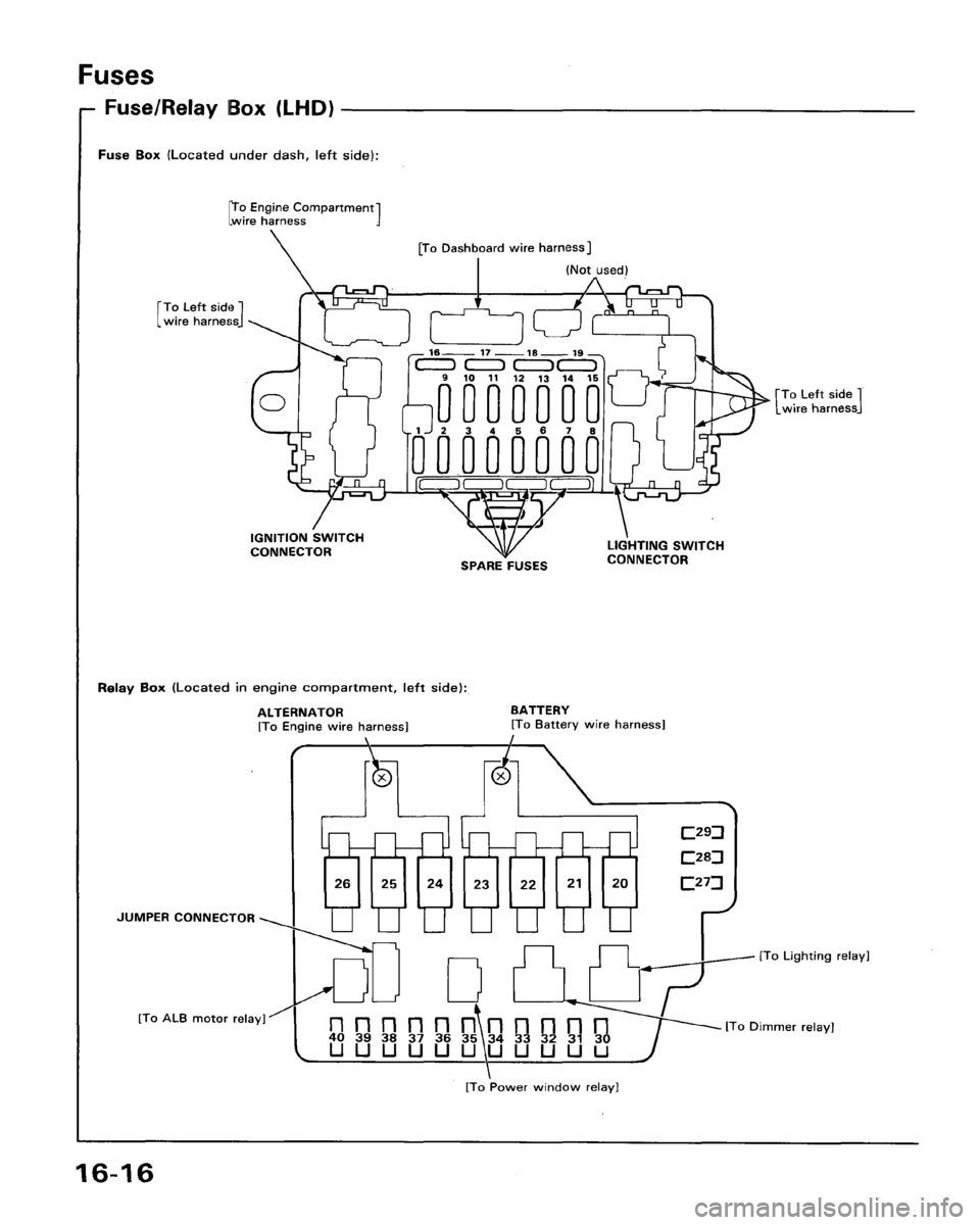 ACURA LEGEND 1998  Service Repair Manual 