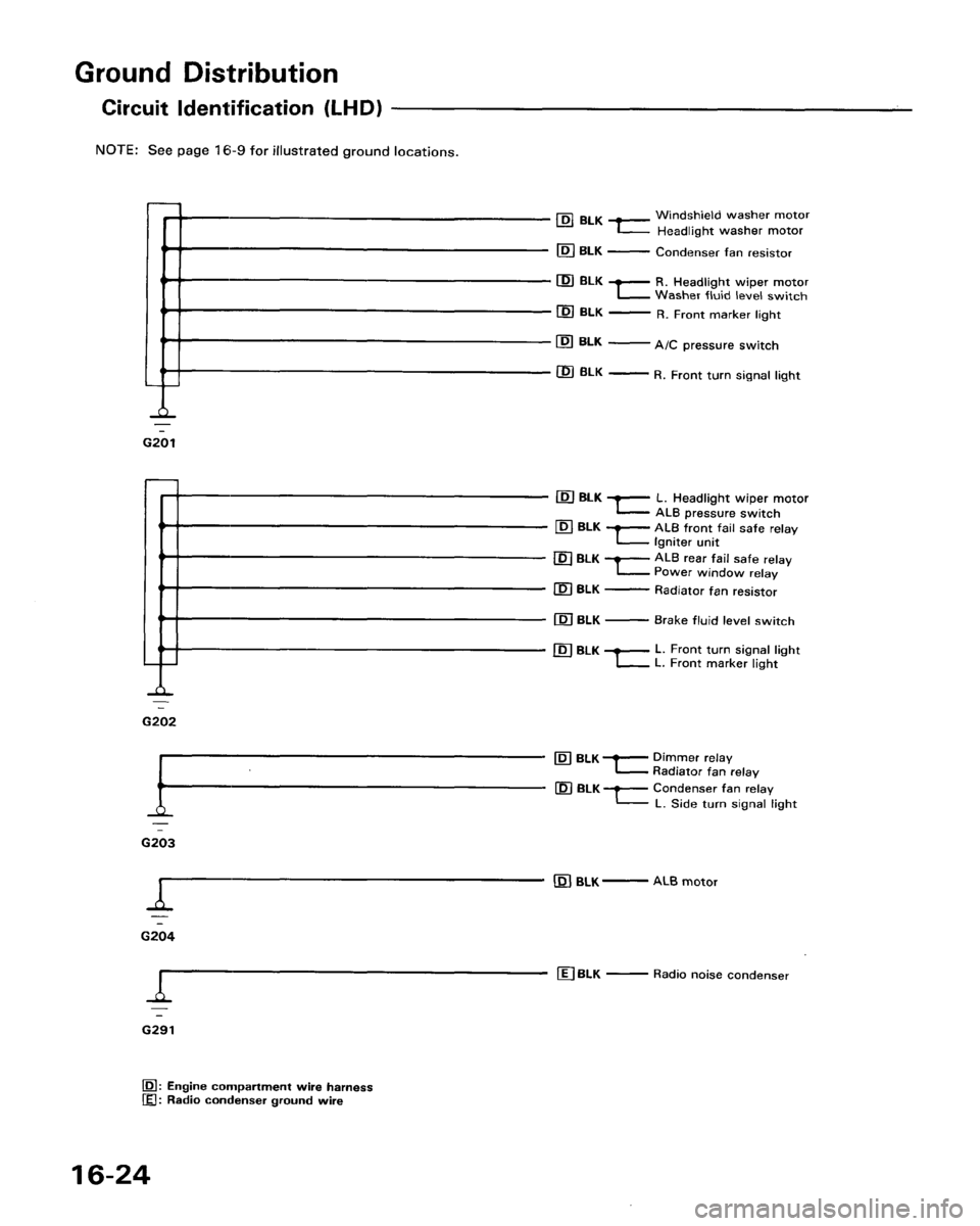 ACURA LEGEND 1998  Service Repair Manual 