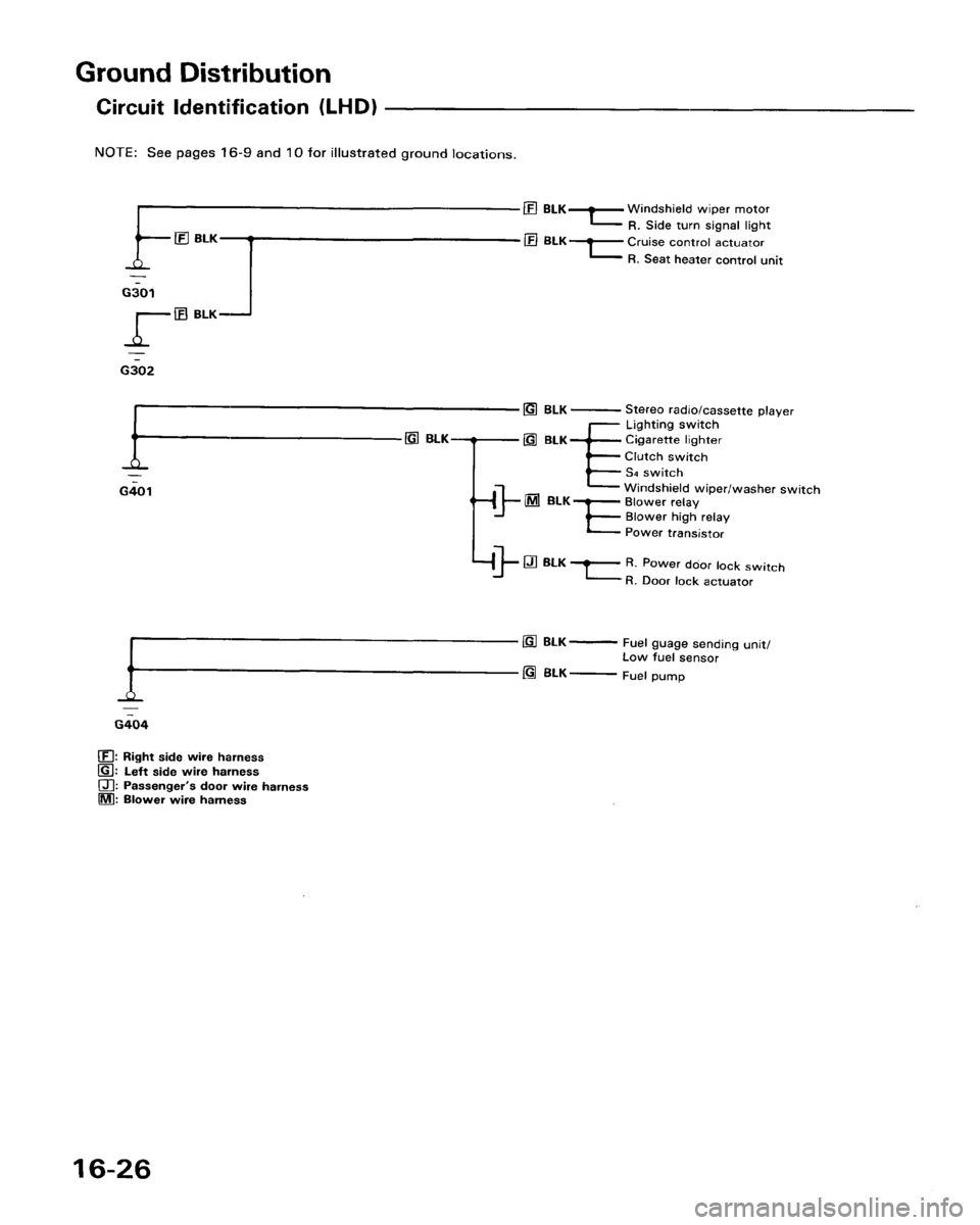 ACURA LEGEND 1998  Service Repair Manual 