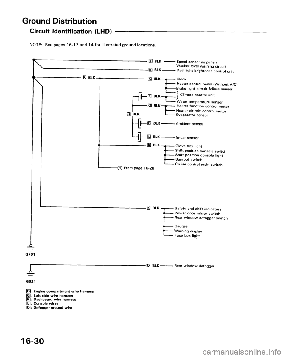 ACURA LEGEND 1988  Service Repair Manual 