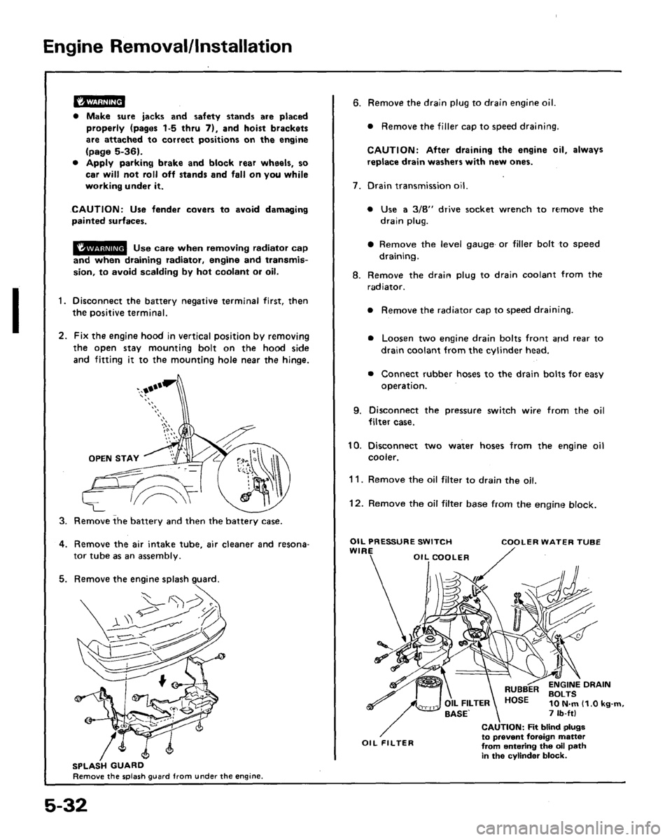 ACURA LEGEND 1988  Service Repair Manual 