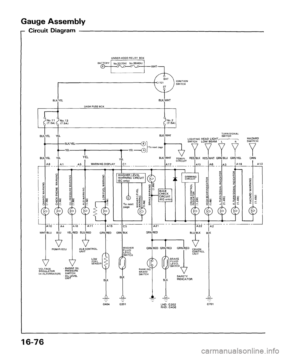 ACURA LEGEND 1998  Service Repair Manual 