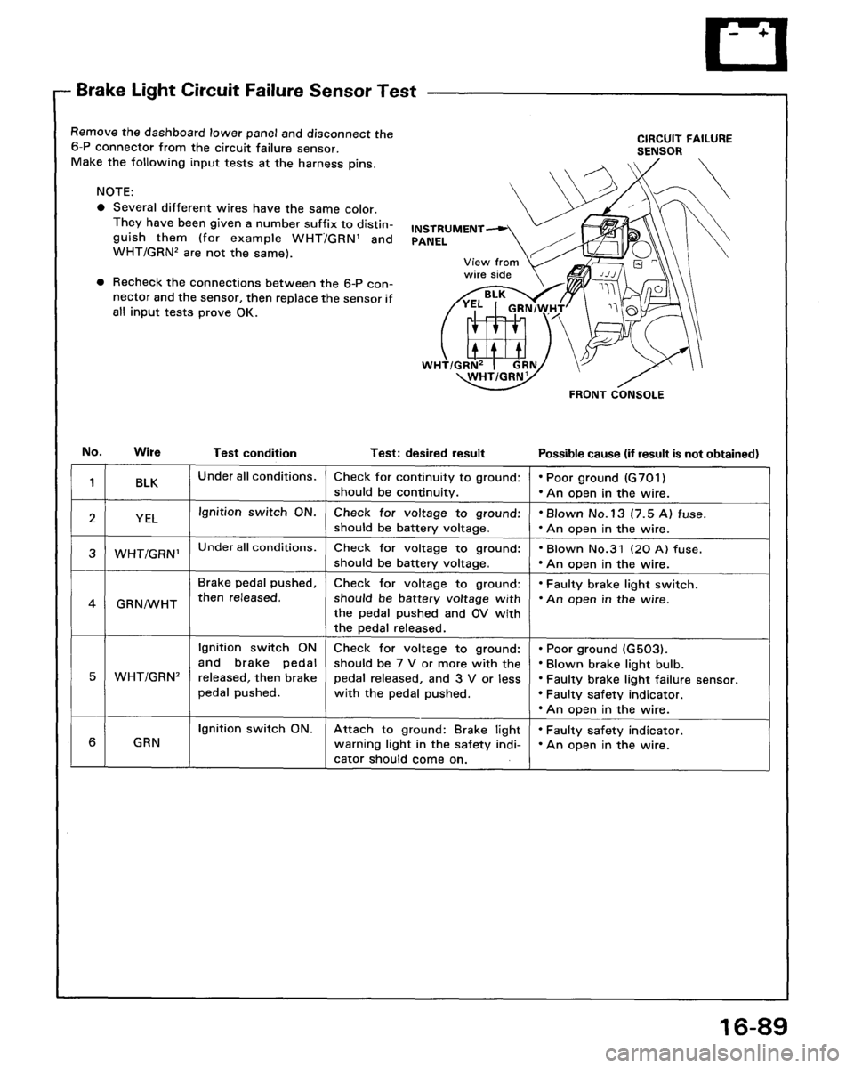 ACURA LEGEND 1998  Service Repair Manual 