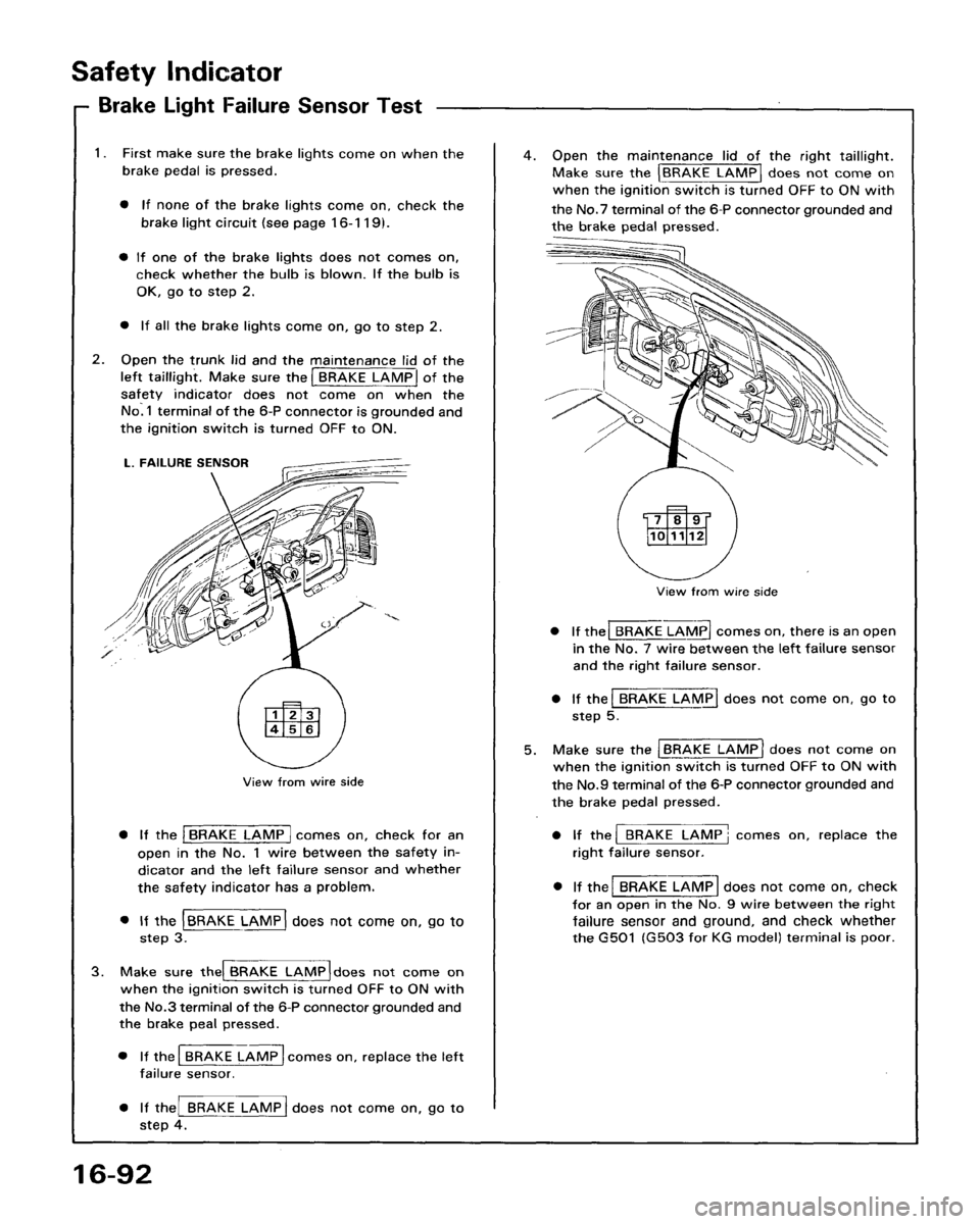 ACURA LEGEND 1998  Service Repair Manual 