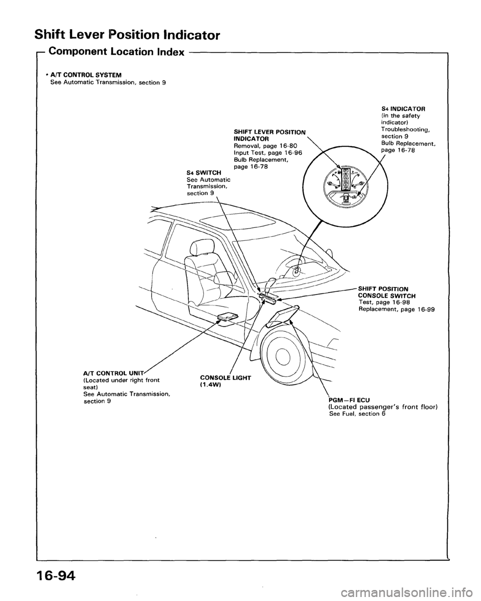 ACURA LEGEND 1998  Service Repair Manual 
