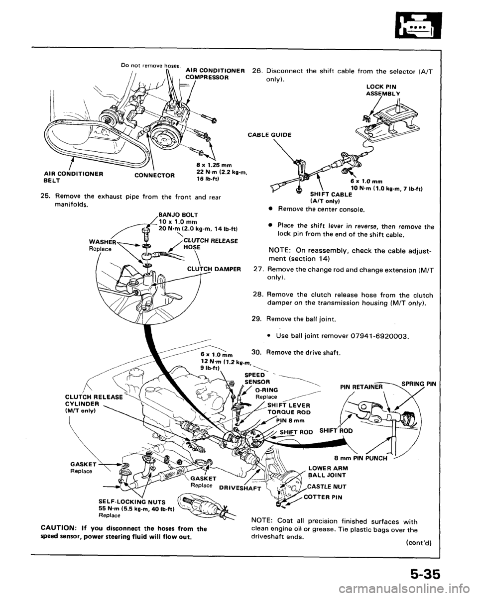 ACURA LEGEND 1988  Service Repair Manual 