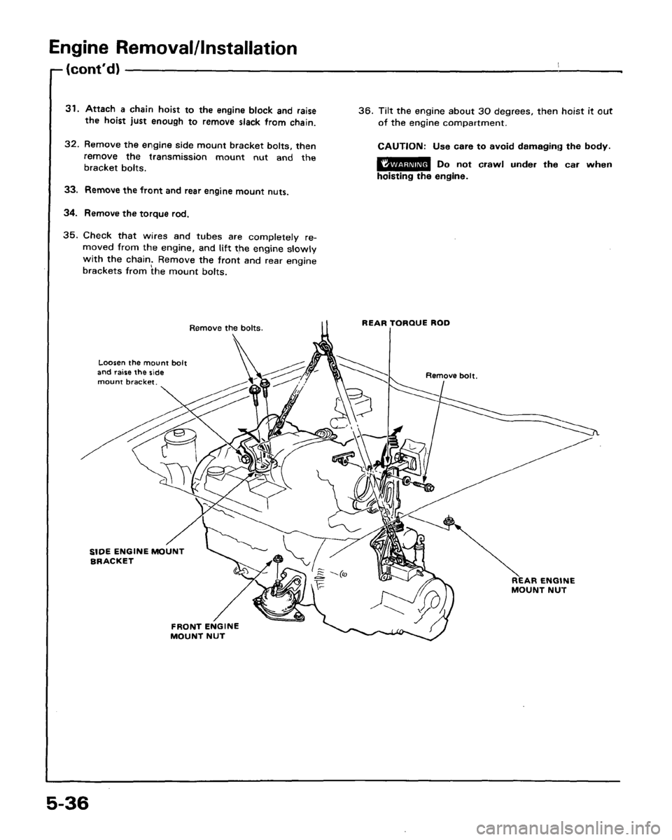 ACURA LEGEND 1988  Service Repair Manual 