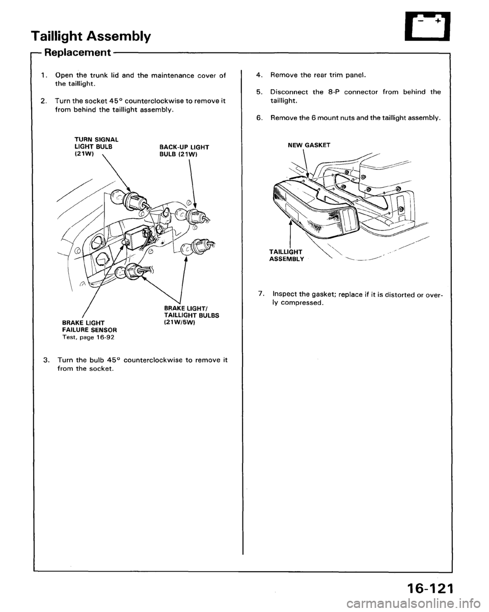 ACURA LEGEND 1988  Service Repair Manual 
