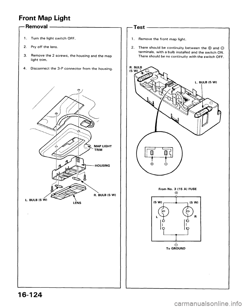 ACURA LEGEND 1988  Service Repair Manual 