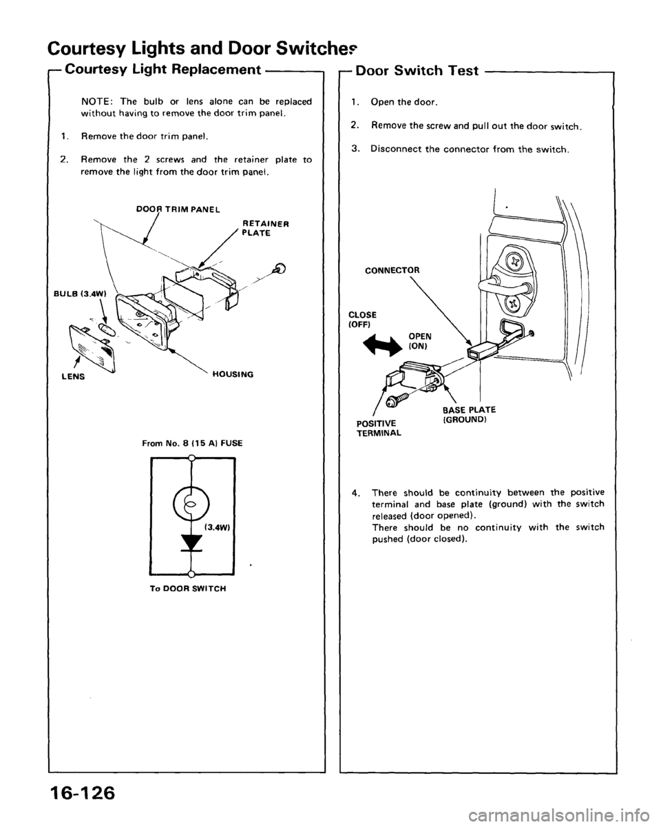 ACURA LEGEND 1988  Service Repair Manual 