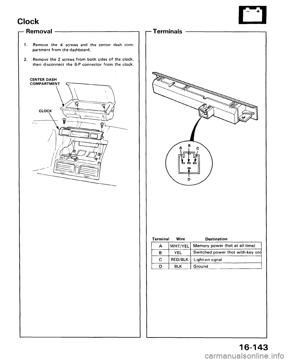 ACURA LEGEND 1988  Service Repair Manual 