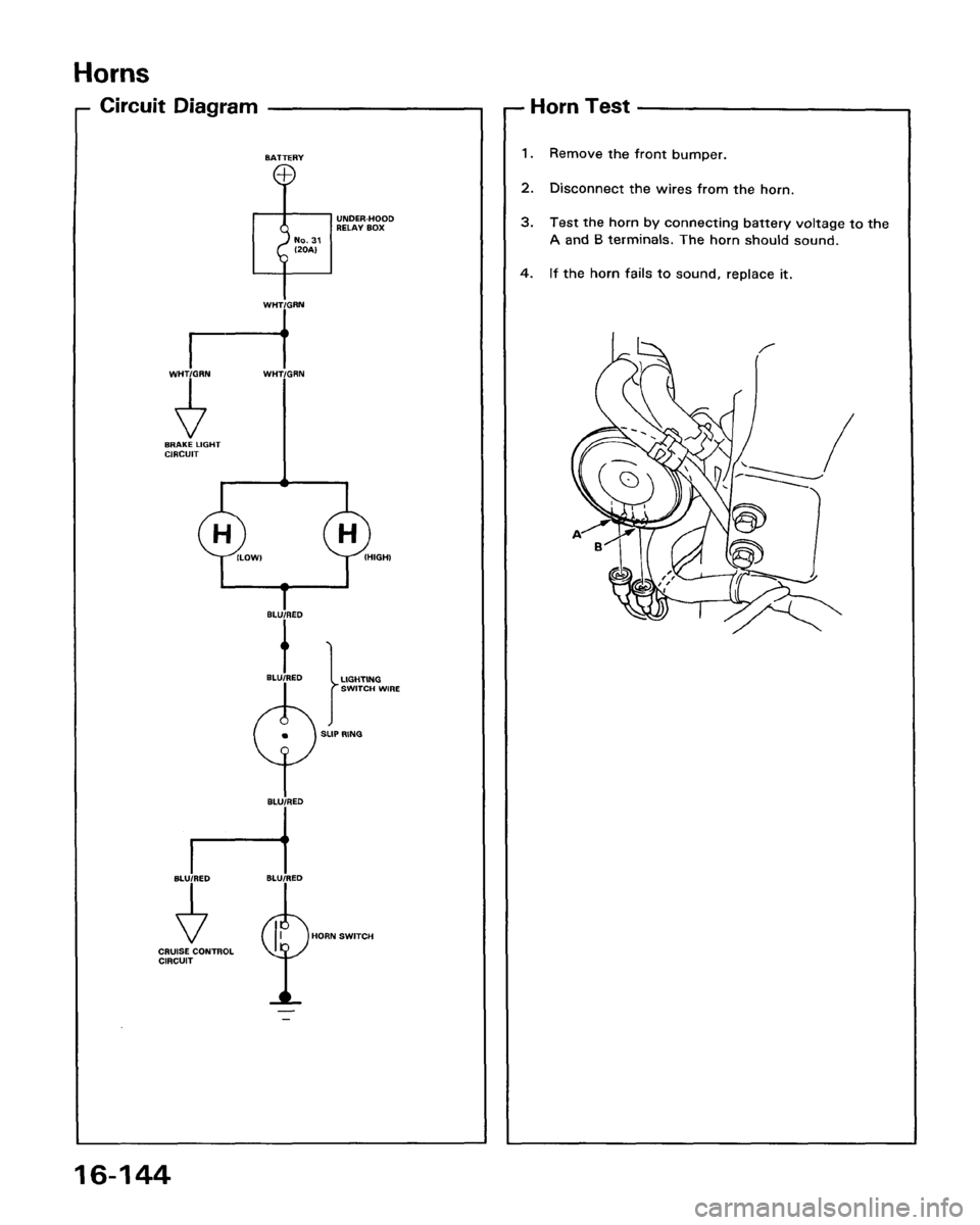 ACURA LEGEND 1988  Service Repair Manual 