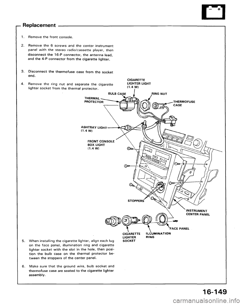 ACURA LEGEND 1988  Service Repair Manual 